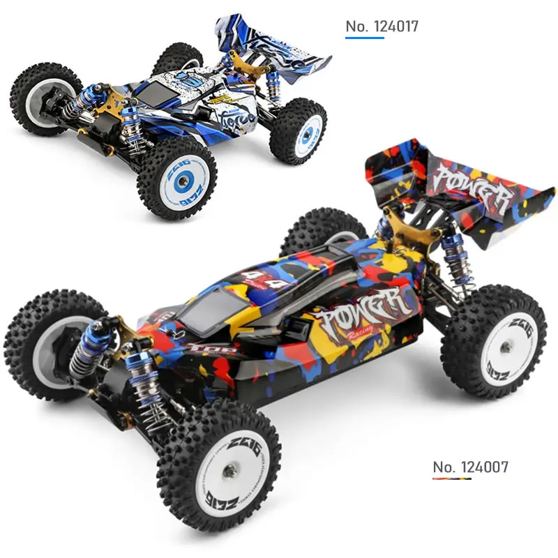 Batterie Li-ion et télécommande 2.4GHz de la Voiture RC 1/24 WL124007 V8 4WD