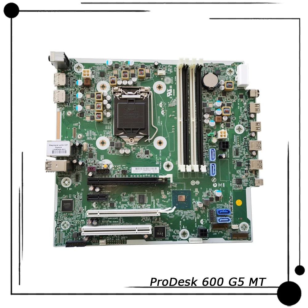L64049-001 L49701-001 L63911-001 Per Scheda Madre Desktop Hp Prodesk 600 G5 Mt Perfetta Testata