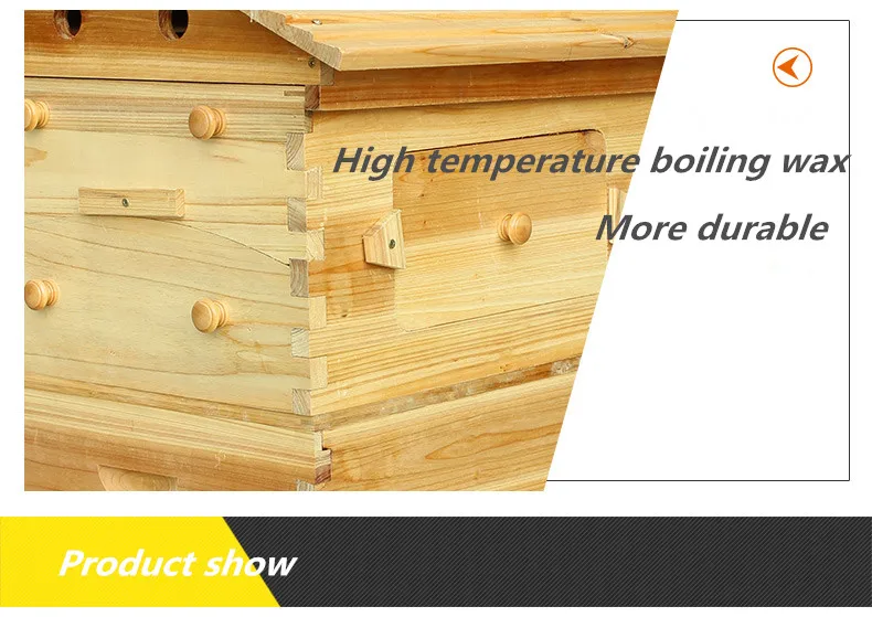 Automatic beehive with 7 pieces frames plastic honey outflow beehive for beekeeping equipment