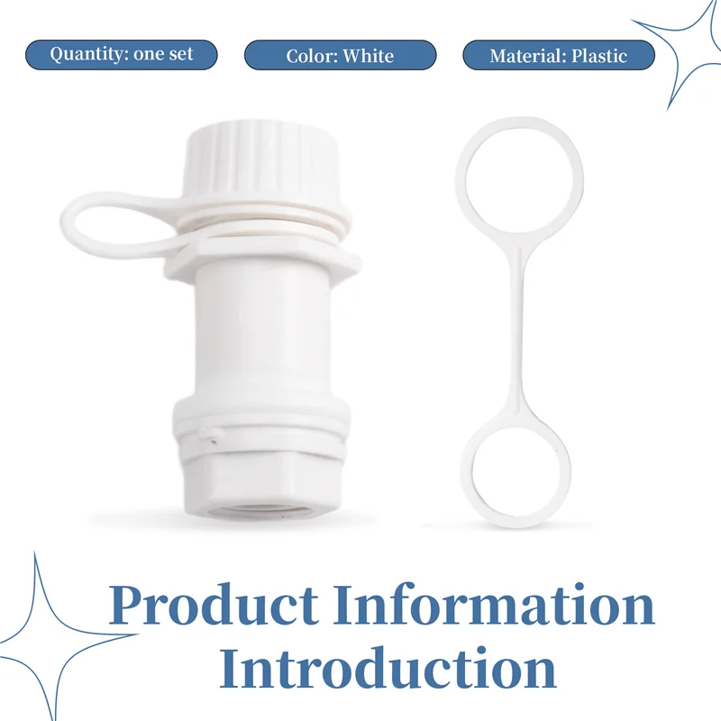 Igloo 50-165 Qt Coolers Replacement Drain Plug With Plastic Tethered Cap 5