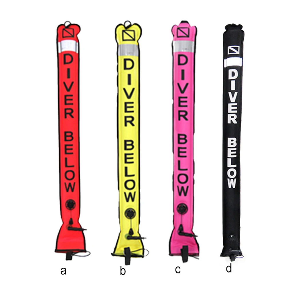 

Surface Marker Buoy SMB Scuba Diving Safety Gear Sausage Signal Tube Type 2