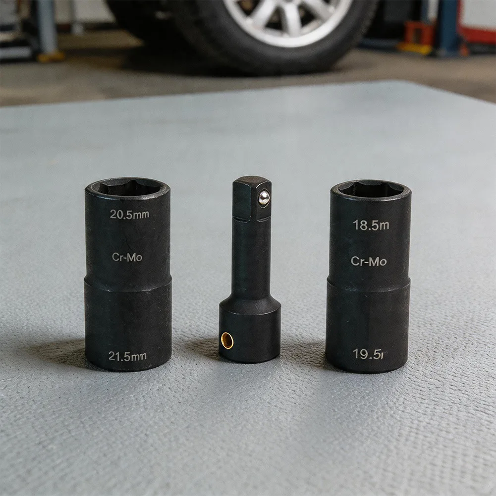 18.5 21.5mm 포드, 랜드로버용 임팩트 렌치 공구 타이어 수리 도구 자동차 액세서리 3종 자동차 휠 너트 소켓 세트