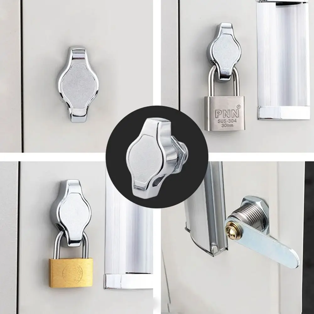 Keyless Cam Lock New Zinc Alloy Hardware Mechanical Door Lock Mechanical DIY Cabinet Door Padlock Cabinet Mailbox