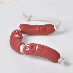 1/3pc Dog Toys Funny Sausage Shape Interactive Training for Puppy Dog Chew Toys Bite-resistant Dogs Grinding Teeth Pet Supplies
