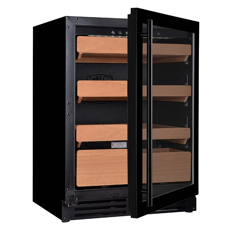 Compressor Cigar Cellar Professional Cigar Fridge Humidor With Fan Cooling System