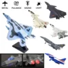 1:50 Pullback & Go Jet Fighter Aircraft Toy, with Light Sound, Scale Diecast F16 F22 F35 B2 J31 Plane Model Kid Boy Baby Gift 1