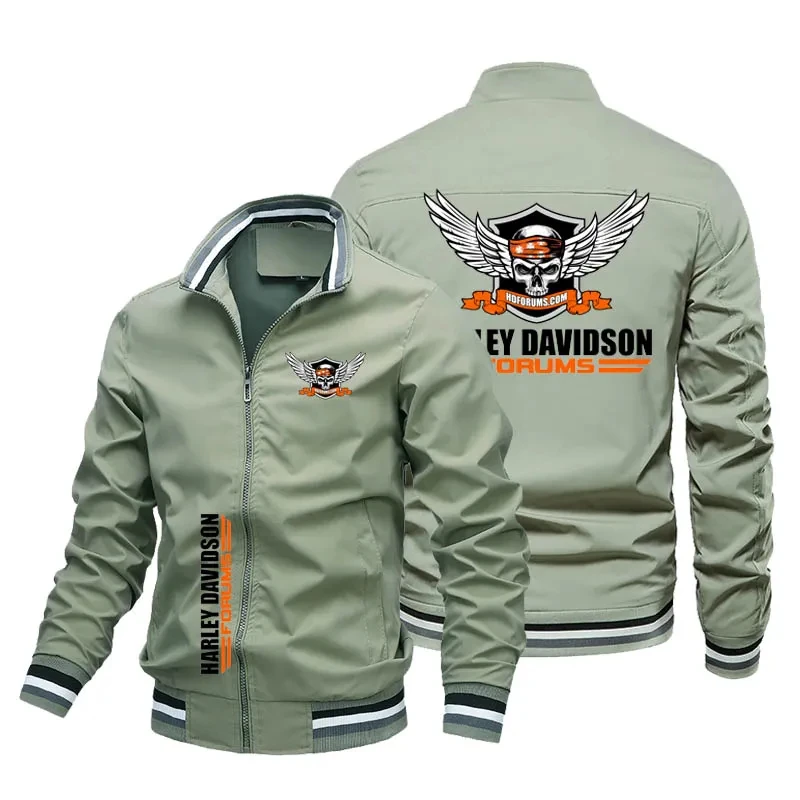 Brand-new printed leisure jacket 2024 men's motorcycle suit, large outdoor sports and racing logo.2024 8 Sa2299e223fc54ef18e6341201786b2c0P