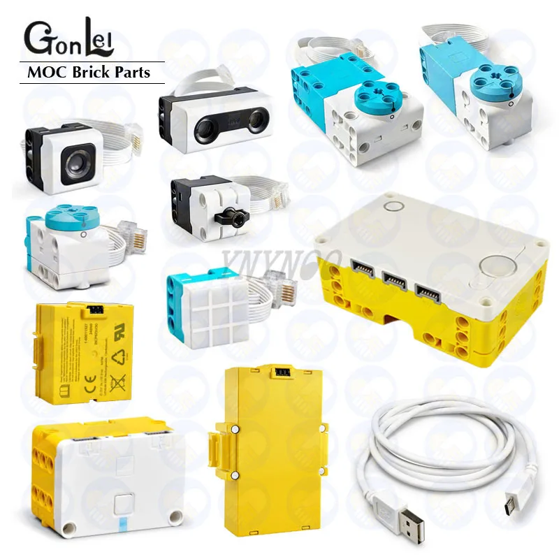 Nuovi Servomotori Medi Tecnici Spike 45603 Adatti Per 37718 Hub Programmabile Spike 6 Porte Building Blocks Educazione Giocattoli Fai Da Te