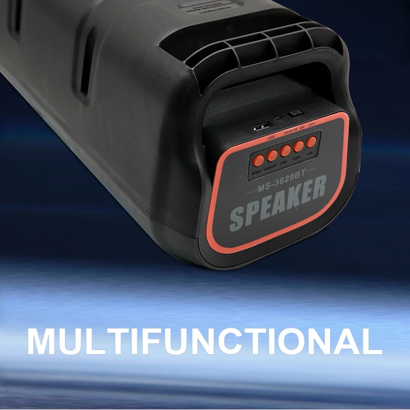 Super Large Outdoor Bluetooth Speaker RGB Karaoke Double Horn Subwoofer Portable Wireless Column Bass Sound supports FM/TF portable speakers audio speakers wireless bluetooth speaker portable bluetooth speaker