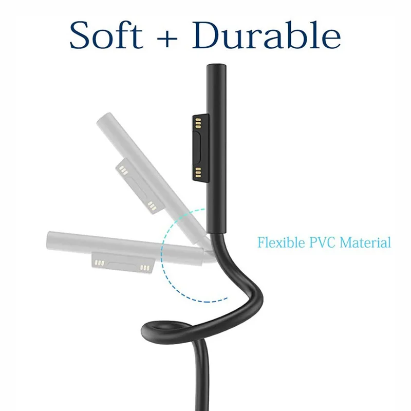 Charging Cable 4a Safe Flexible Portable Fast Charging Tablet Accessories Tablet Charger 15v Stable Charger 0.2m