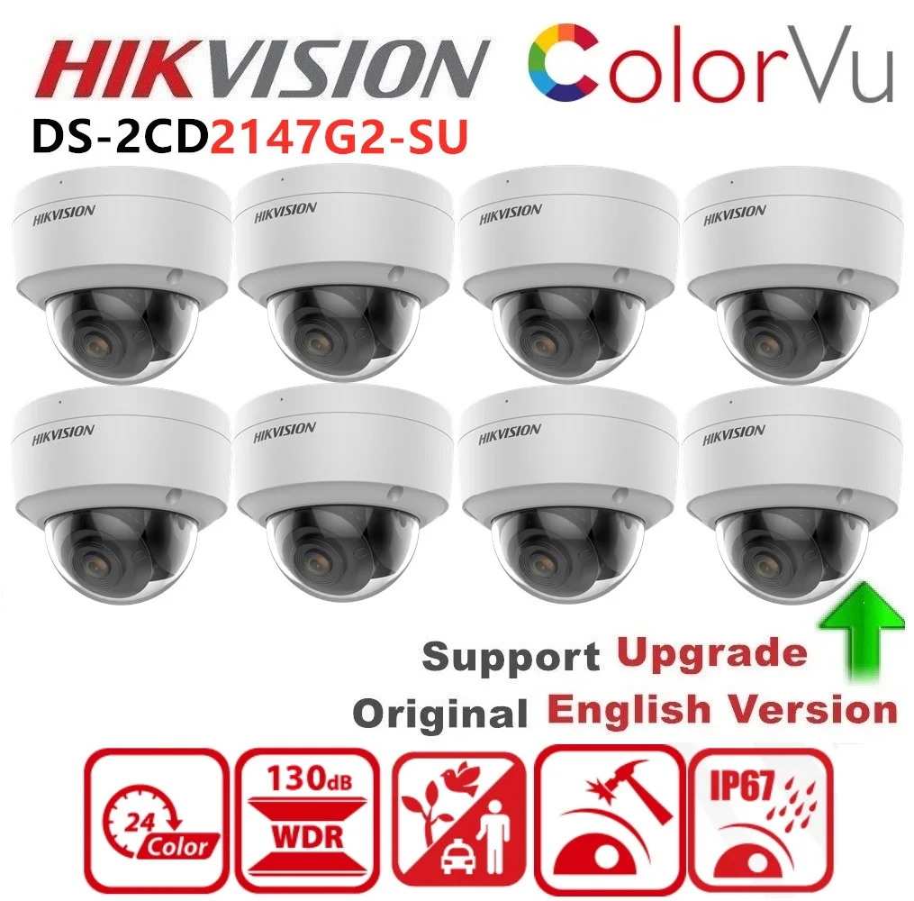 

Фиксированная купольная сетевая камера Hikvision 4MP ColorVu со встроенным микрофоном
