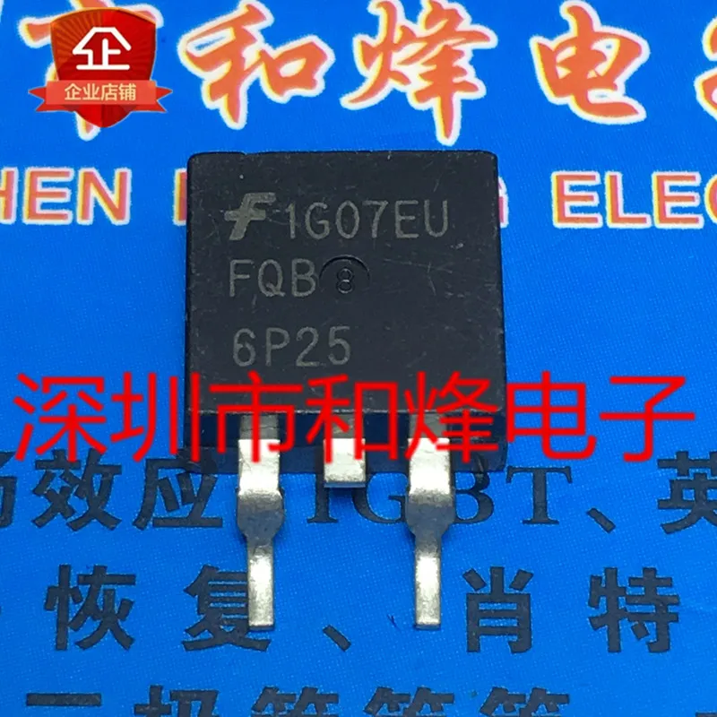 

5PCS-10PCS FQB6P25 TO-263 -6A -250V NEW AND ORIGINAL ON STOCK