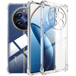 Shockproof Clear Soft Translucent Phone Case with Protective Corners for Realme 10 Pro 5G (Clear)