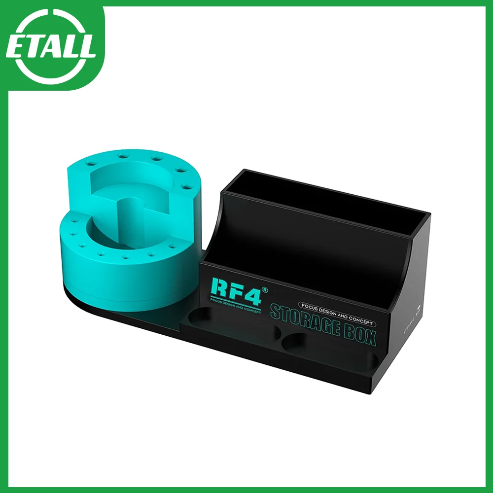 

RF4 Multifunctional Storage Box Mobile Phone Motherboard Component Collect Box Screwdriver Tweezers Maintenance Tool Organizer