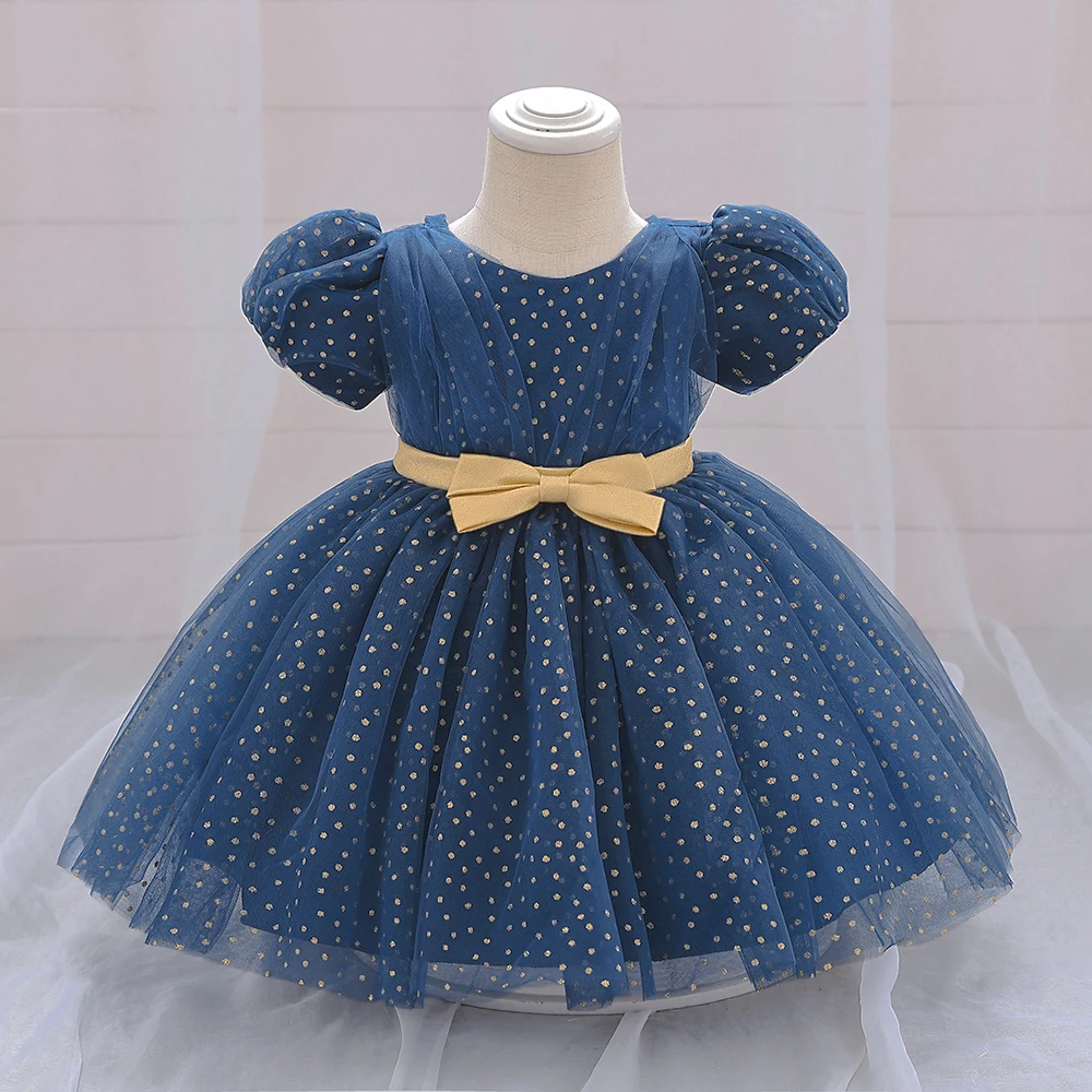 

Baby Girls Princess Dress Toddler Summer Clothes Tulle Dot Infant 1st Birthday Party Dresses For Girl Tutu Wedding Prom Gown