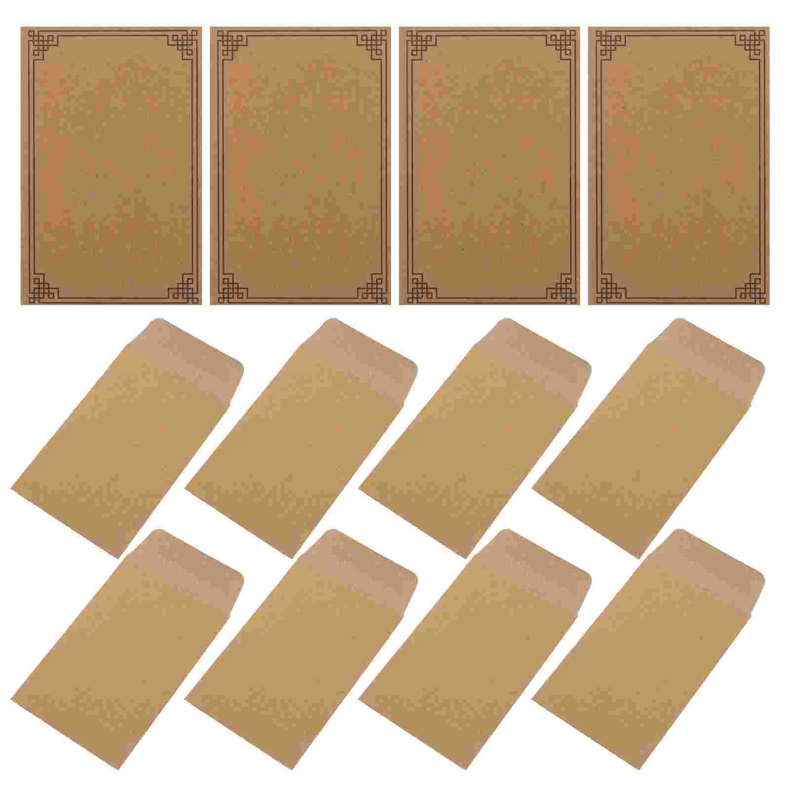 100 Pcs Seed Envelope Small Envelopes for Money Coin Kraft Paper Credit Card Glue seed storage envelopes