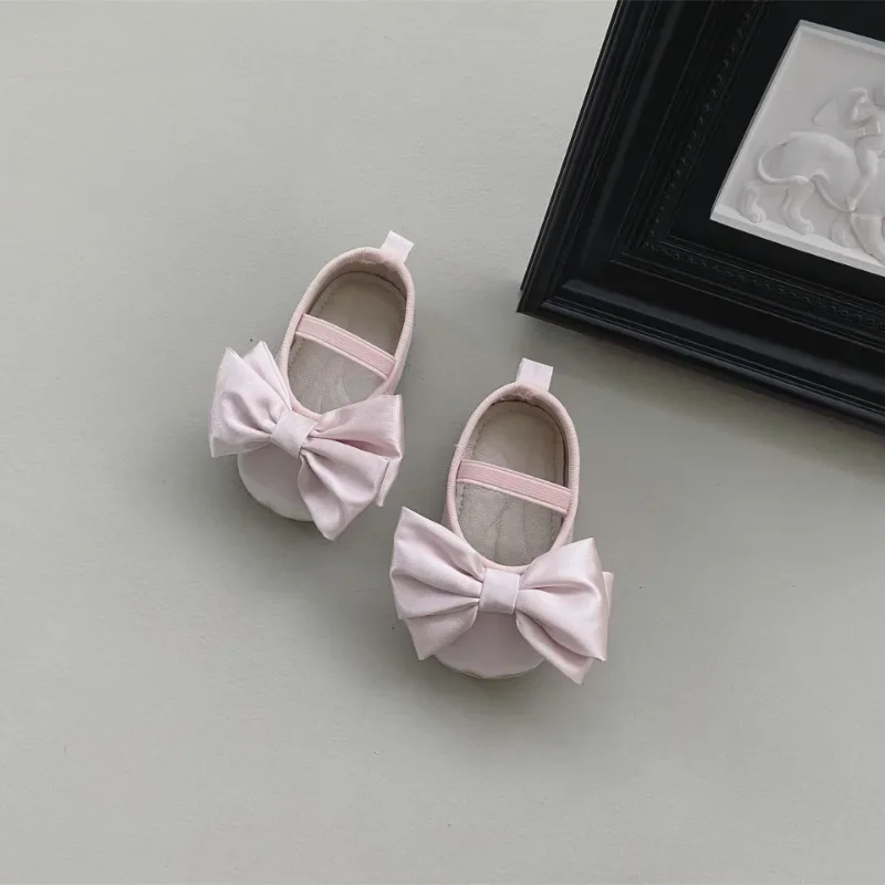 Baby Girls One Piece Shoes Bow Spring Autumn Antiskid Soft Sole Outdoor baby shoes