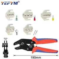 SN-X Quick replaceme of jaw crimping pliers for TAB 2.8 4.8 6.3 plug insulation tube terminal tools (jaw width 4mm/pliers 190mm) 1
