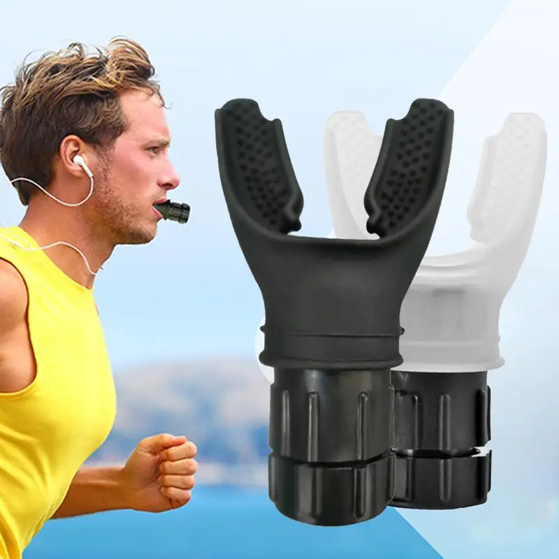 Breathing Exerciser Breathing Trainer Sports Breathing Trainer Portable Lung Capacity Abdominal Breathing Trainer With Adjustable Intensity Knob Improve Strength
