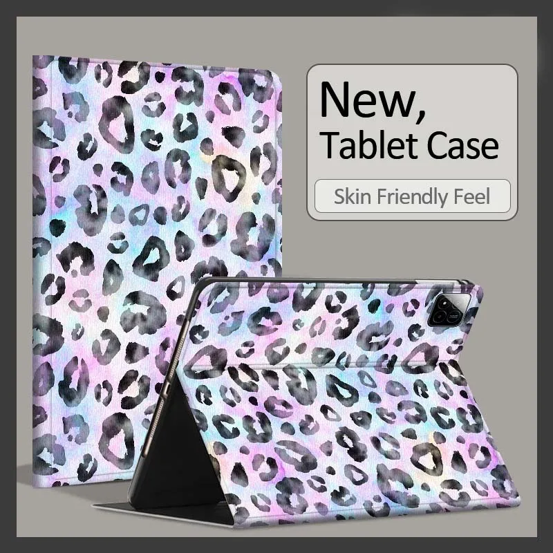 Stylish Leopard Print Design Tablet Case - Gift-Ready Protection Cover