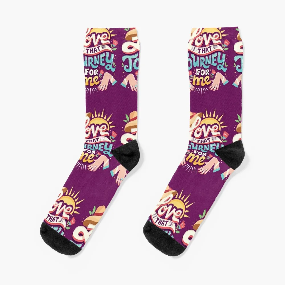 Love that journey for me Socks basketball loose designer brand Toe sports Socks Male Women's