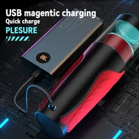 Automatische Männliche Masturbator Tasse Teleskop Rotation Vagina Masturbation Tasse Sex Spielzeug für Männer Blowjob Mastubator Erwachsene Waren 18+ 4