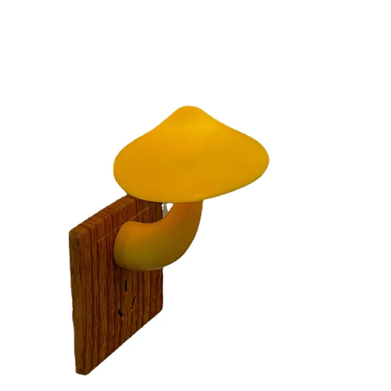 

Small Mushroom Plug-in Led Bedside Small Night Lamp Light-Controlled Induction Bedroom Sleep Night Light