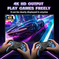 Manette de jeu rétro avec 128 Go, 70 000/40 000/30 000+ jeux, contrôle sans fil, console de jeu vidéo portable pour TV, pour PS1/N64/GBA, cadeau de Noël 2