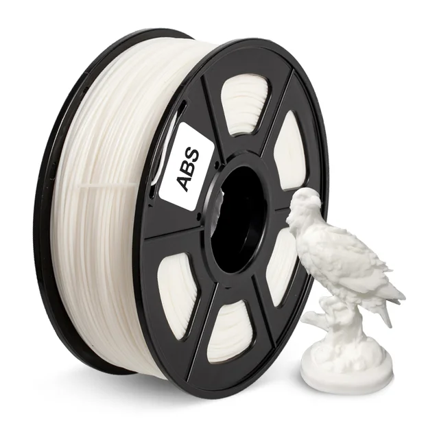 PETG 1.75 mm Filament PETG PLA PLUS SILK ABS 3D Printer Filament 3D Printing Materials Good Toughness ABS-White
