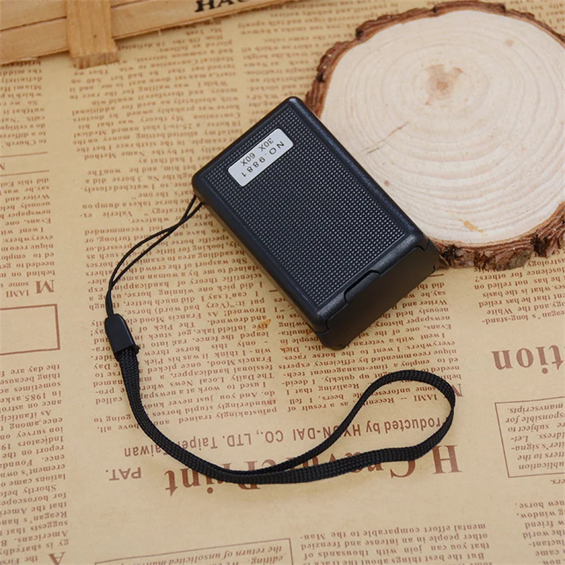 Jewelry Magnifier 30X 60X Pull-type Mini Pocket Hand Magnifying Glass Portable Microscope Loupe Optical Lens Tool LED Light jewelry magnifier jewelry magnifying glass magnifying glass