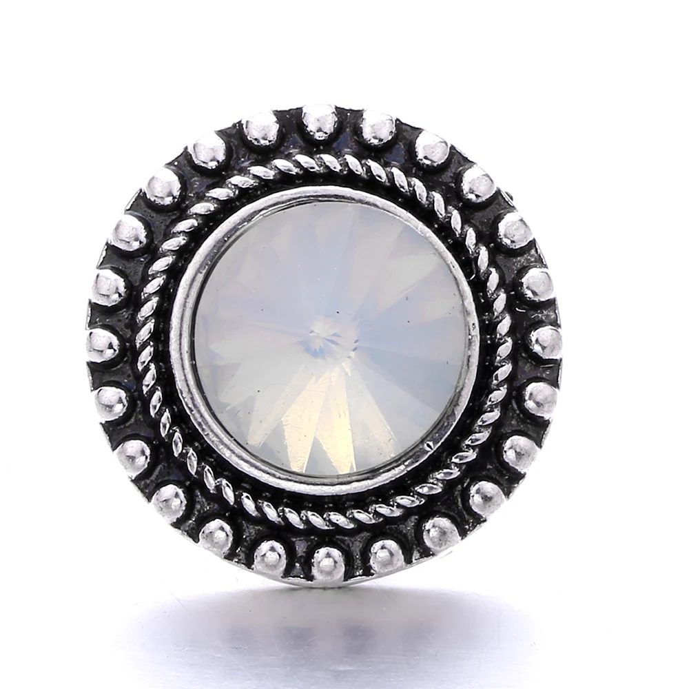 30pcs Snap Jewelry 18mm Metal Snap Buttons Fit DIY Snaps Bracelet Bangle Necklace