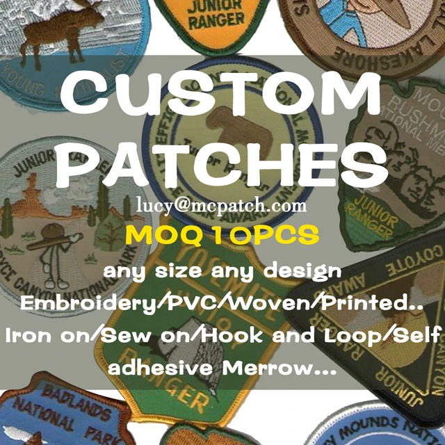 Custom Embroidered Patch Badges for T-Shirts, Pants, Clothes, Bags, Shoes,  Hats and Other Decorations. - AliExpress