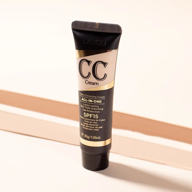 Long Lasting CC Cream Liquid Foundation Waterproof Cover Acne Spot Natural Face Base Makeup Matte Concealer LAIKOU