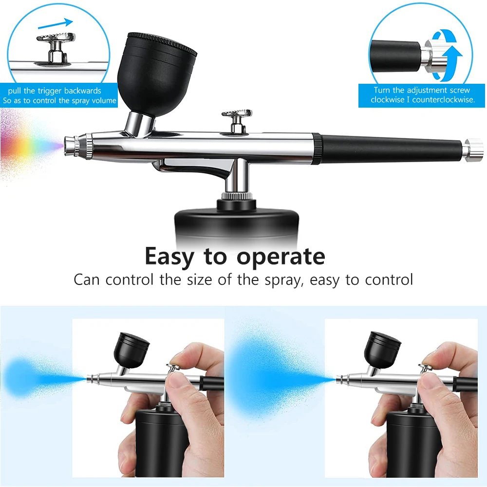 Airbrush Nail With Compressor Portable Air brush Nails Compressor For Nail Art Paint Painting Crafts Airbrush Compressor Kit 4