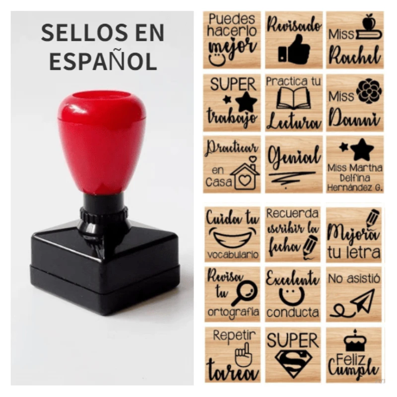 1 Piece Kids Encourage Seal Spanish Teacher Teaching Tools Student