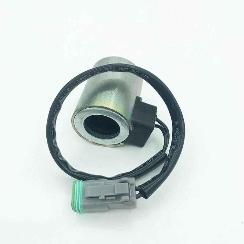 

For Xcmg XE80 135 150 200 215/230Pilot safety lock solenoid coil Excavator Parts