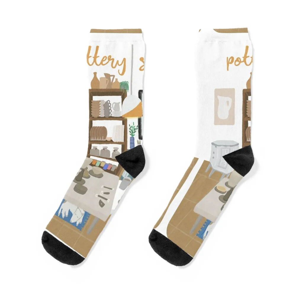 

Pottery Studio Socks moving stockings Christmas Women Socks Men's