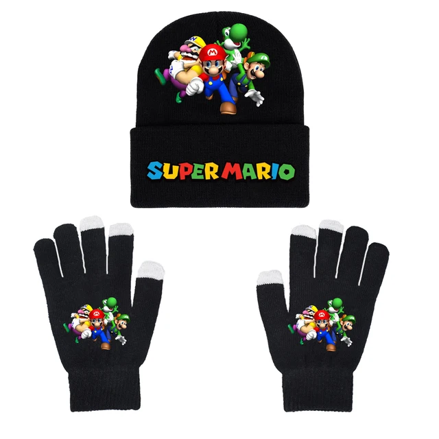 Mario Bros White Gloves Kids Size Super Mario Bros Kids' Hat