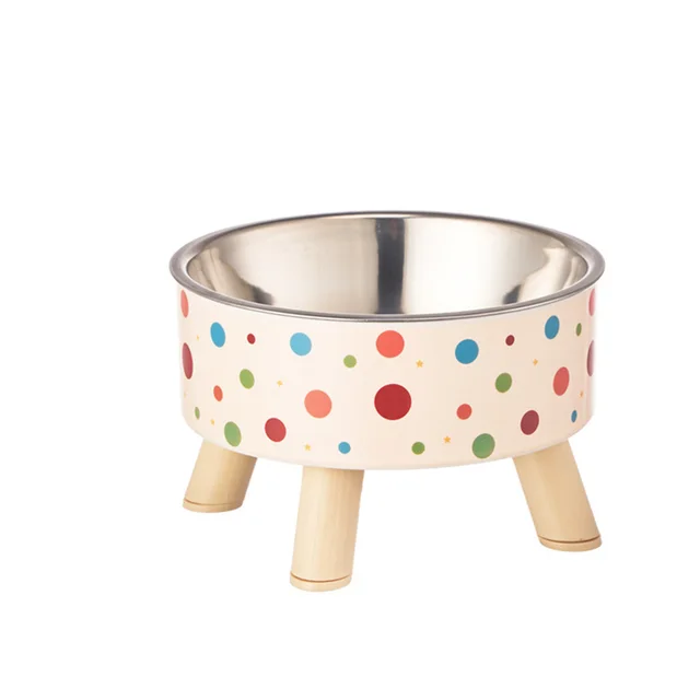 Cute Pet Food Bowl - Non-Slip & Anti-Tip Design, Detachable Feeding Dish for Cats & Dogs, Safe Durable 2