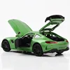 1:32 Mercedes Benz GTR AMG Sports car Simulation Diecast Metal Alloy Model car Sound Light Pull Back Collection Kids Toy A83 4