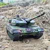 Henglong 3889-1 German Leopard 2a6 Heavy Remote Control Tank 1:16 Simulation All Metal Track Model Children's Remote Control Toy 3