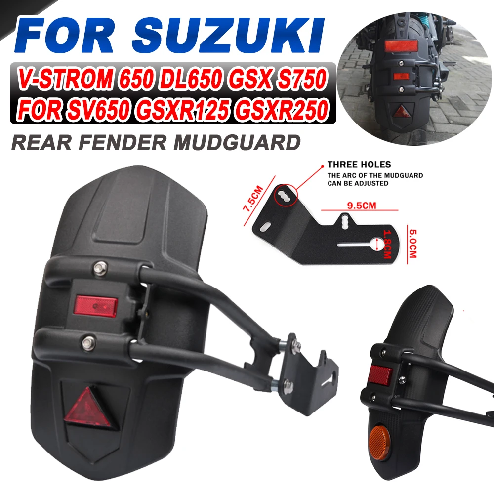 

For Suzuki DL650 V-strom 650 250 650XT GSX S750 R125 R250 GS500 SV650 VANVAN 200 Motorcycle Rear Fender Mudguard Splash Guard
