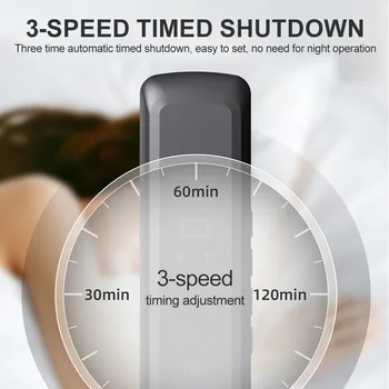 Under Pillow Speaker Bluetooth Mini Bone Conduction Sound Box Wireless Stereo Bass Soundbar Improve Sleep White Noise Speaker 4