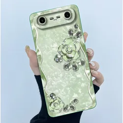 Fashion Simplicity Oil Painting Silicone Soft Shockproof Back Cover for Tecno Spark Slim (LU - TYLU1010)