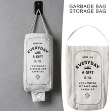 

Environmental Storage Bag Home Grocery Bag Wall Mount Storage Dispenser Kitchen Organizer Hangable Garbage Bag Storage Bag