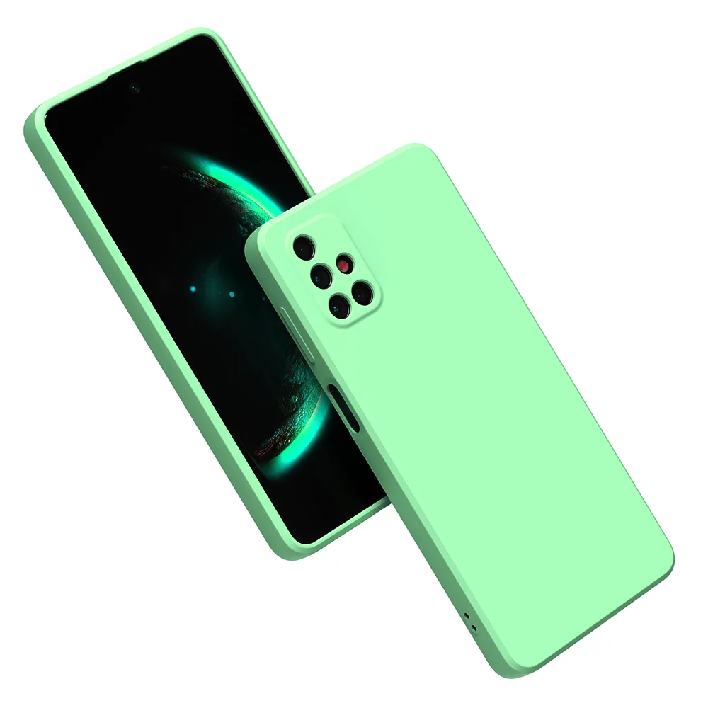 Premium Liquid Silicone Camera Protective Phone Case - Sleek and Durable Design