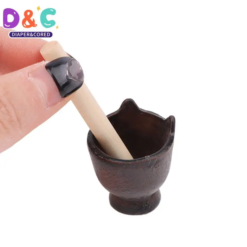 

1 шт. 1:1 Кукольный домик, мини керамическая большая чашка в виде кошки, модель кухонного инструмента, декоративная игрушка, аксессуары для кукольного домика