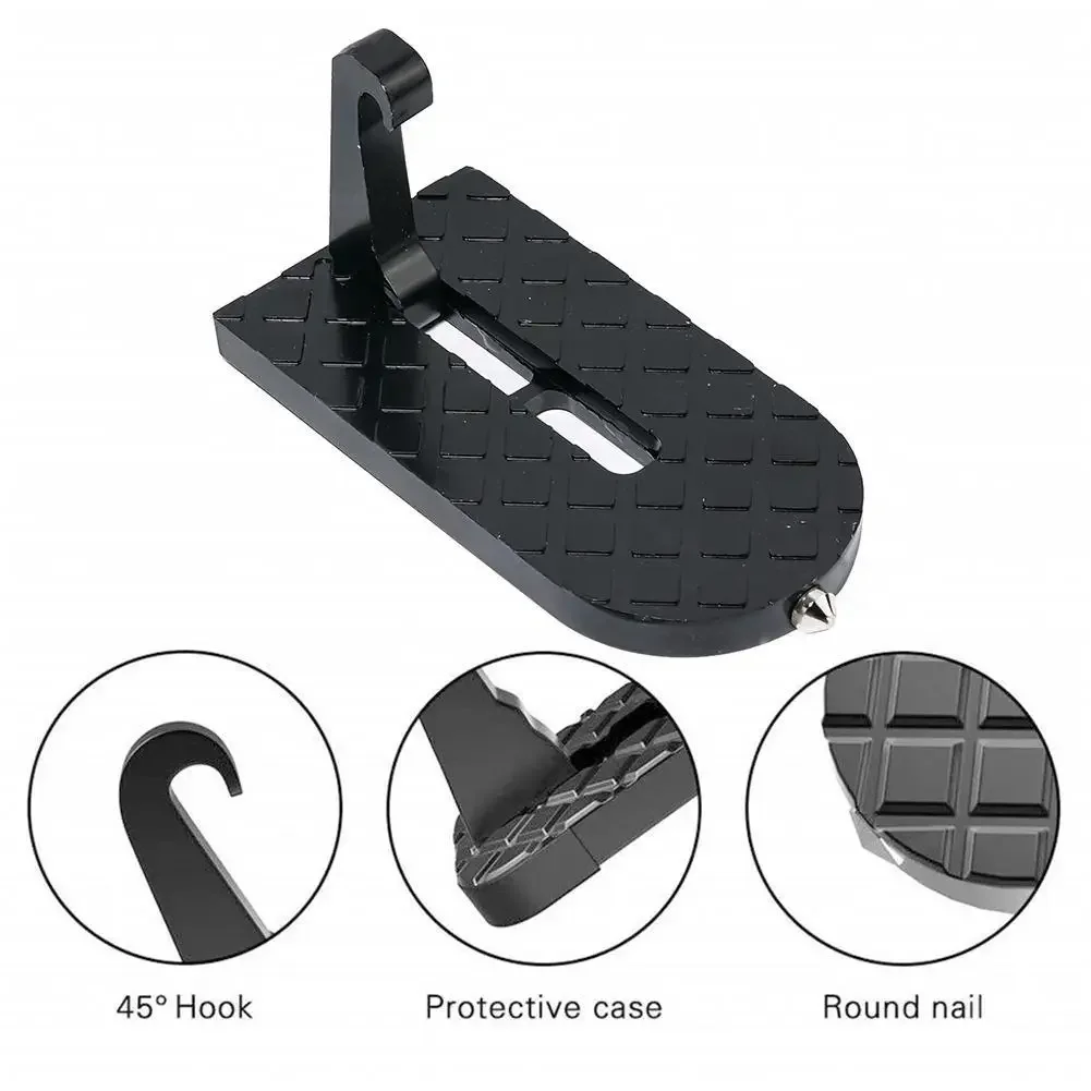 Multi-function Outdoor Car Door Lock Latch Summit Pedal Climbing Roof Folding Pedal Off-road Summit car accessories car pedals car roof rack step
