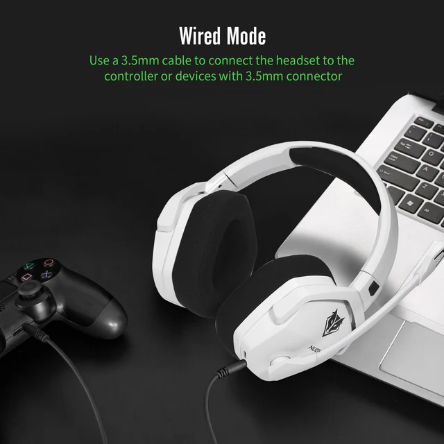 NUBWO G06-BT Sans Fil Gaming Casque 2.4G 3.5mm Filaire dehors