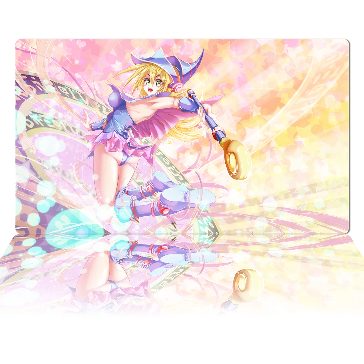 Yugioh Duel Playmat Dark Magician Girl TCG CCG Thảm Giao Dịch Thẻ Trò - Foto 5